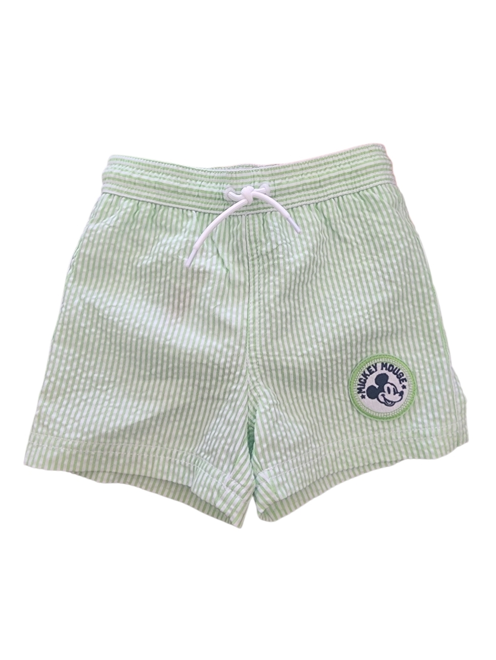 Disney JANIE&JACK Swin Trunks Green And White Stripped Sz 2T NWT
